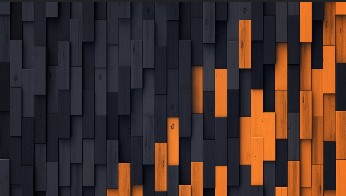  Black Orange Rectangles